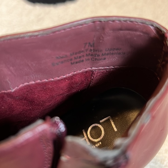 Ann Taylor LOFT Burgundy Ankle Booties - Picture 5 of 8